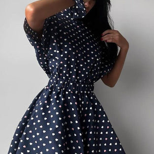 Heart Print Loungewear Set