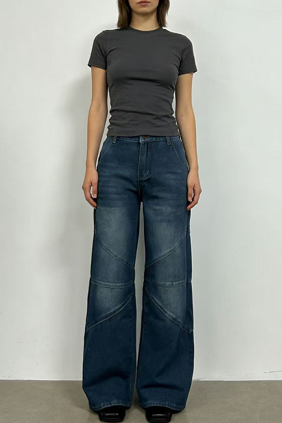 Classic Straight Jeans with Modern Flare