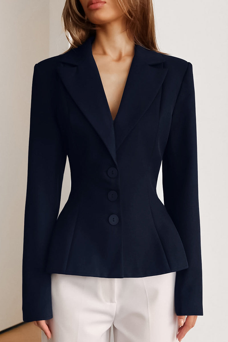 Tailored Fit Button-Down Blazer