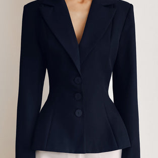 Tailored Fit Button-Down Blazer