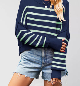 Oversized Knit Pullover Sweater