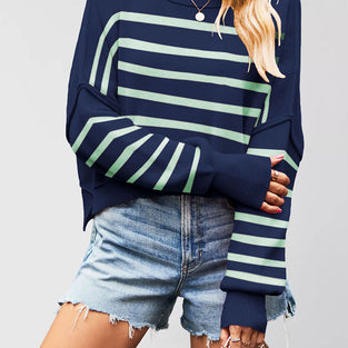 Oversized Knit Pullover Sweater