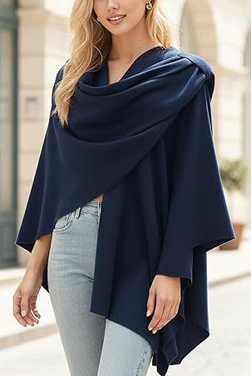 Elegant Draped Cardigan