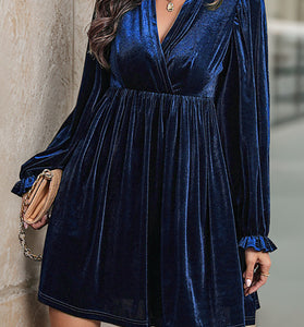 Elegant Long Sleeve Casual Dress