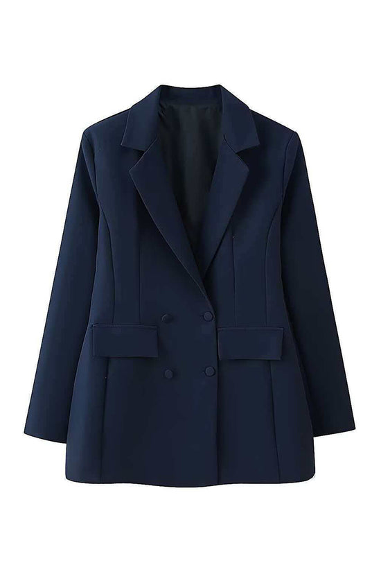 Double-Breasted Blazer Jacket