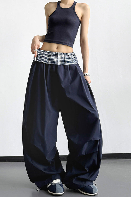 Wide-Leg Casual Pants