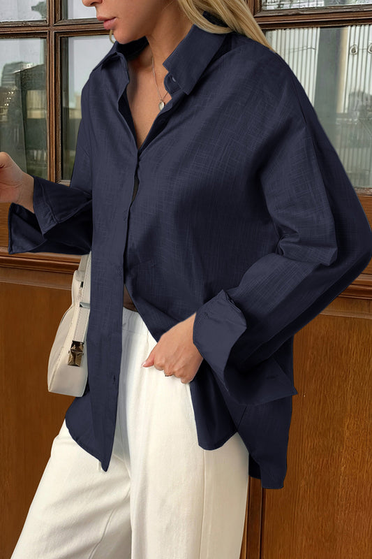 Breezy Button-Up Blouse