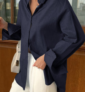 Breezy Button-Up Blouse