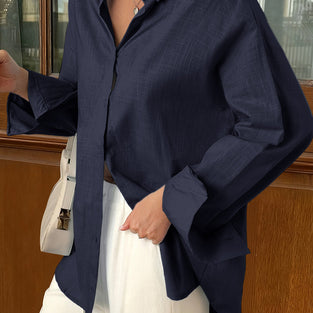 Breezy Button-Up Blouse