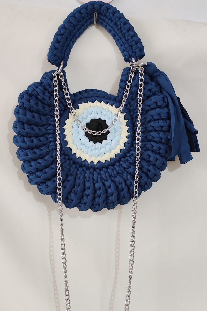 Chic Crochet Chain Shoulder Bag