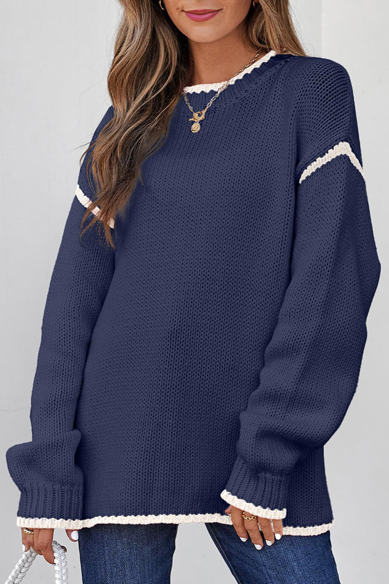 Classic Ribbed Textured Sweater