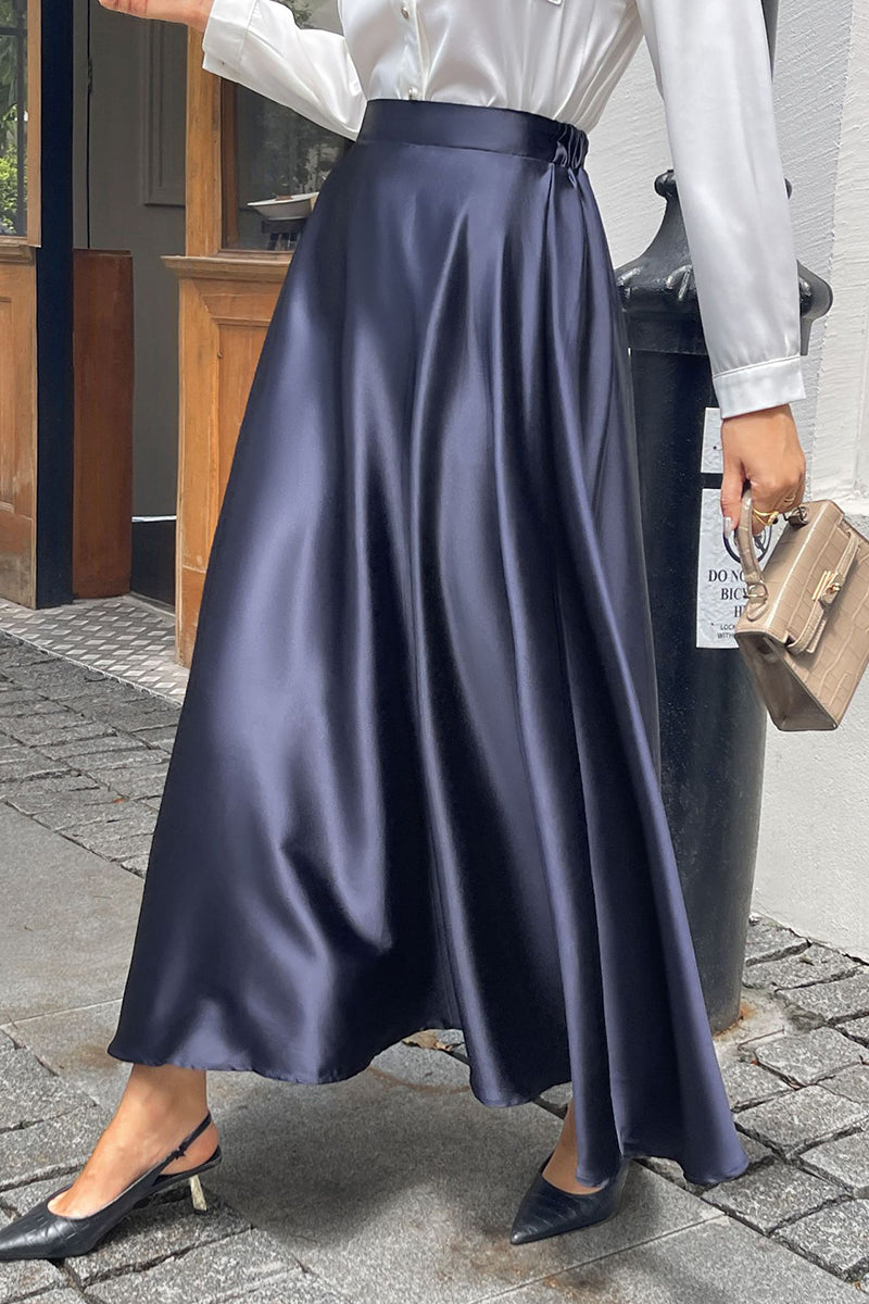 Elegant Flowing Midi Skirt