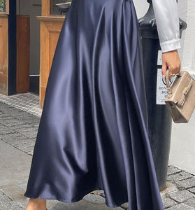 Elegant Flowing Midi Skirt