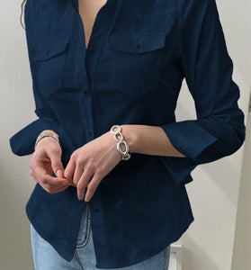 Classic Button-Up Sleeve Shirt