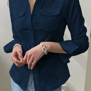 Classic Button-Up Sleeve Shirt