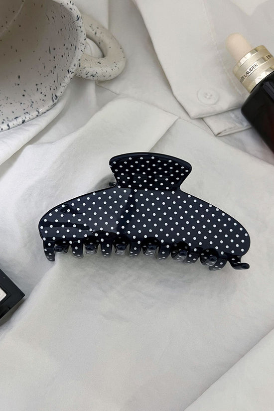 Polka Dot Hair Claw Clip