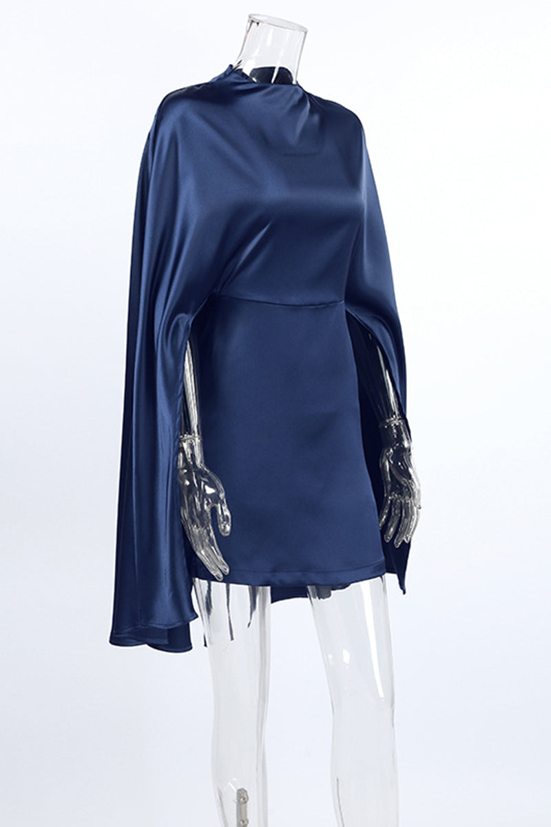 Elegant Cape Sleeve Bodycon Dress