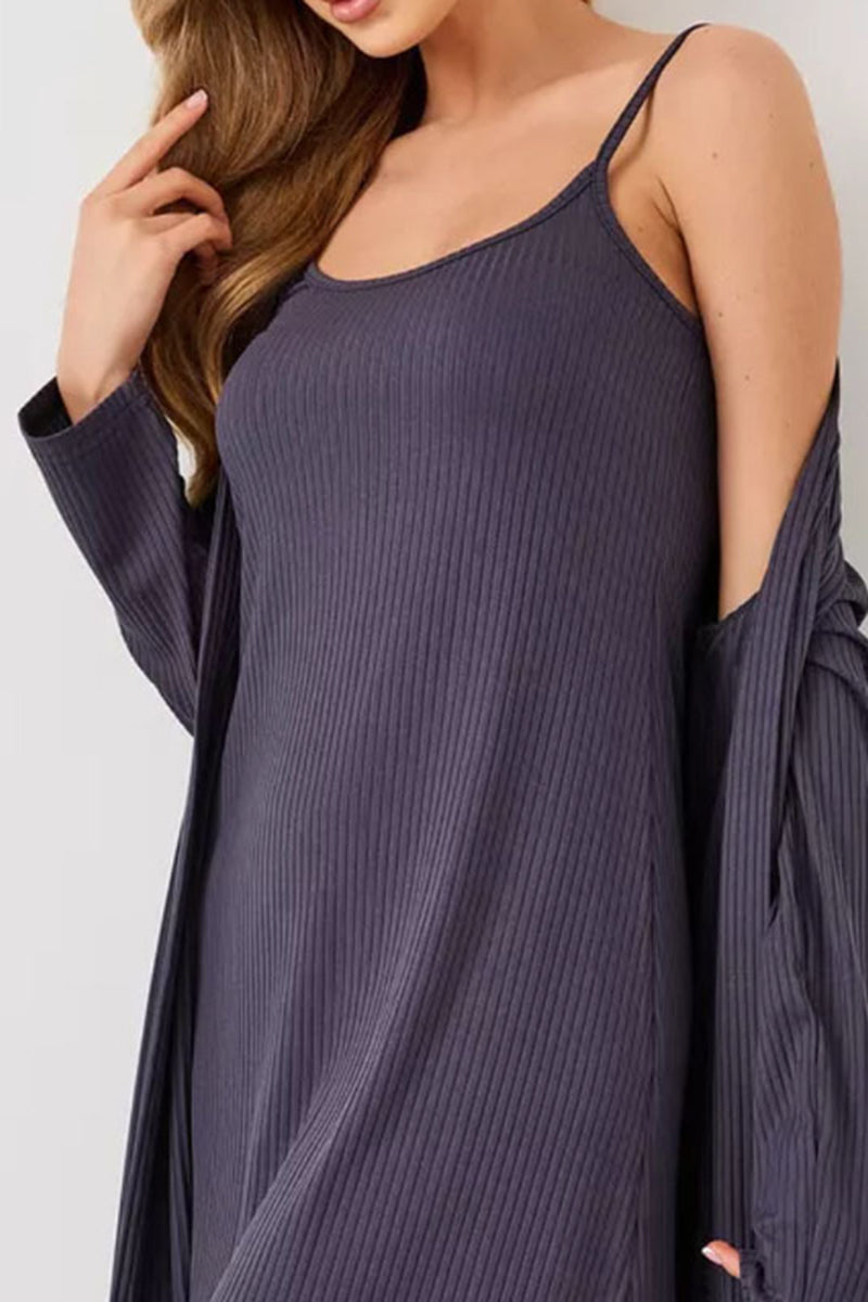 Cozy Sleeveless Loungewear Set with Cardigan