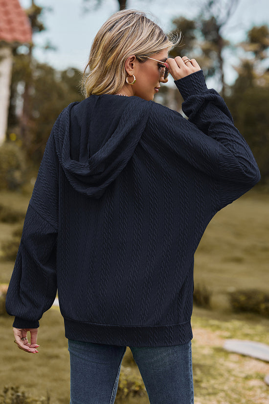 Cozy Hooded Zip-Up Sweatshirt