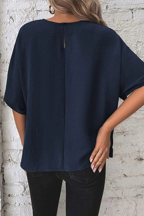Casual Tie-Front T-Shirt