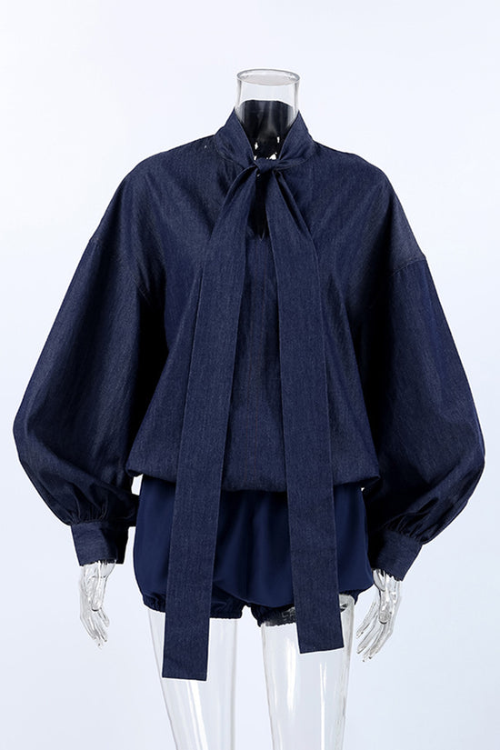 Chic Puff Sleeve Pants Set