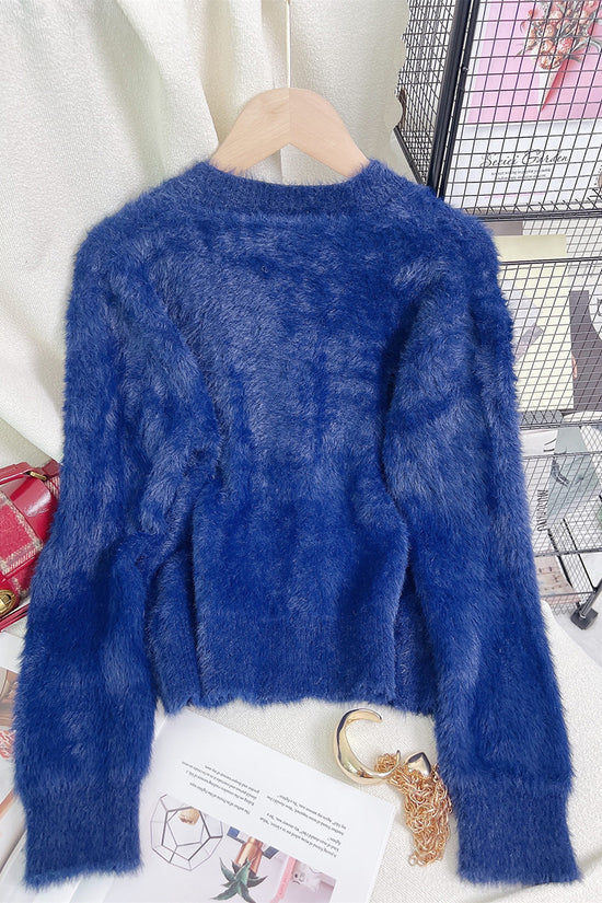 Cozy Button-Embellished Cardigan