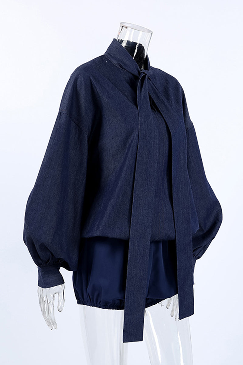 Chic Puff Sleeve Pants Set