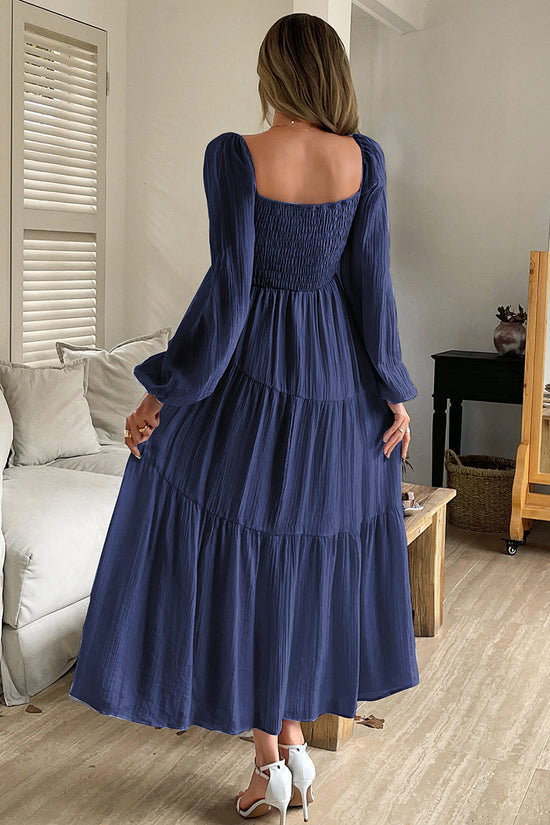 Elegant Long Sleeve Casual Dress