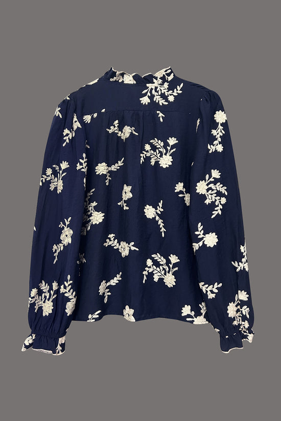 Floral V-Neck Blouse