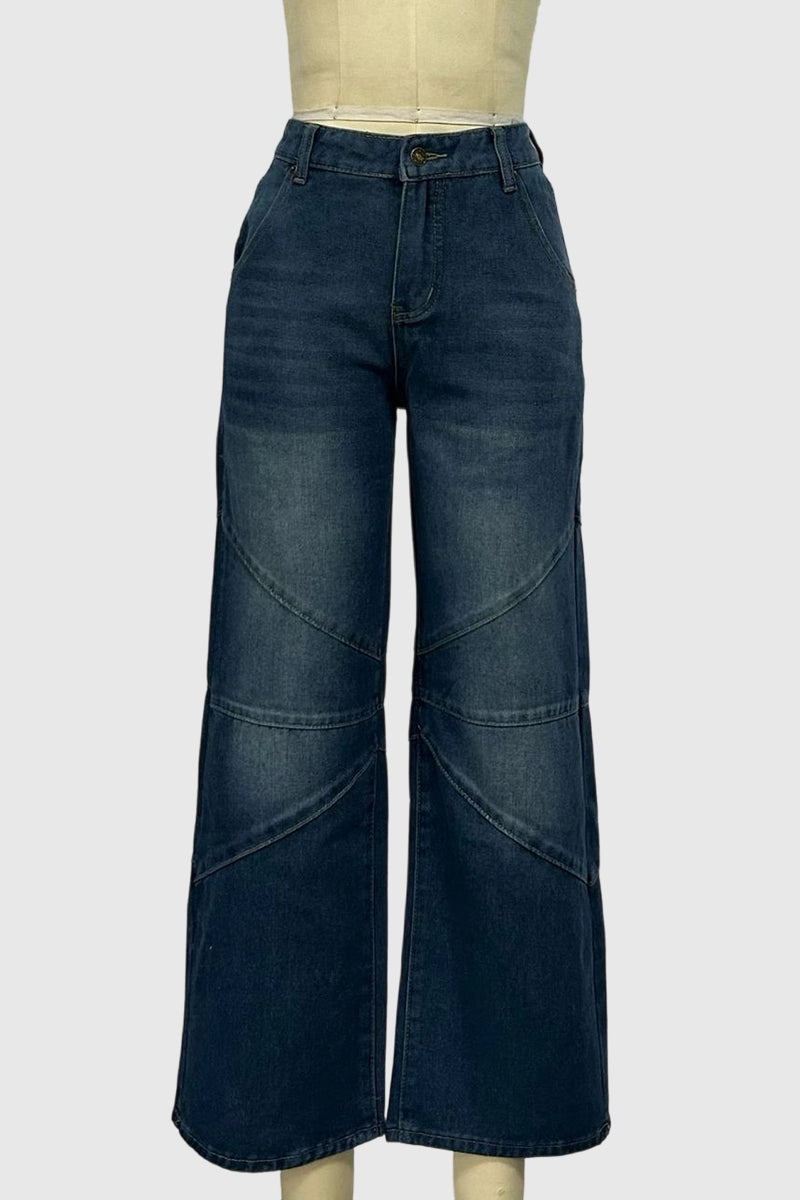 Classic Straight Jeans with Modern Flare