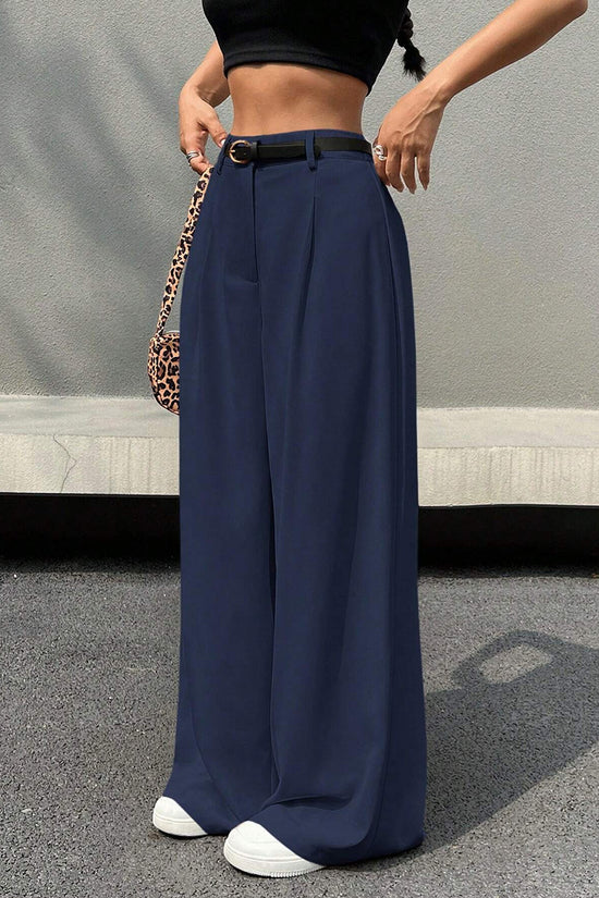 Wide-Leg Casual Pants