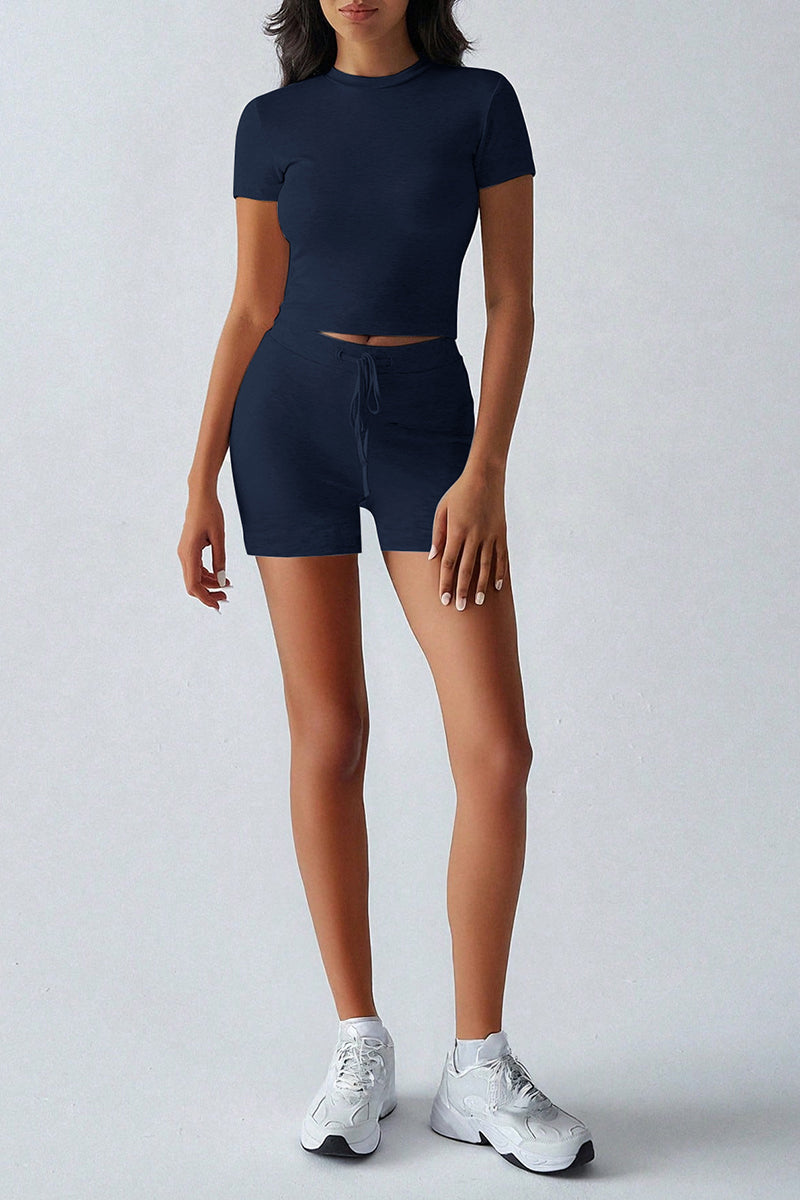 Sleek Activewear Short Set