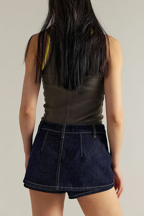 Casual Denim Mini Skirt