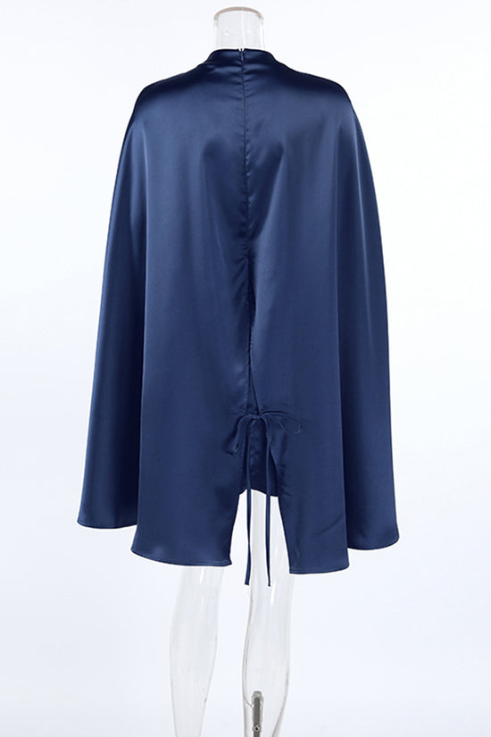 Elegant Cape Sleeve Bodycon Dress