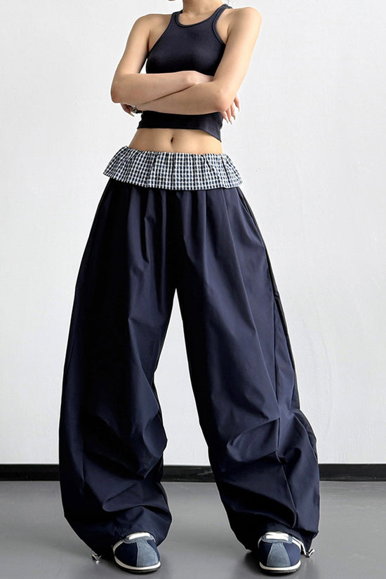 Wide-Leg Casual Pants