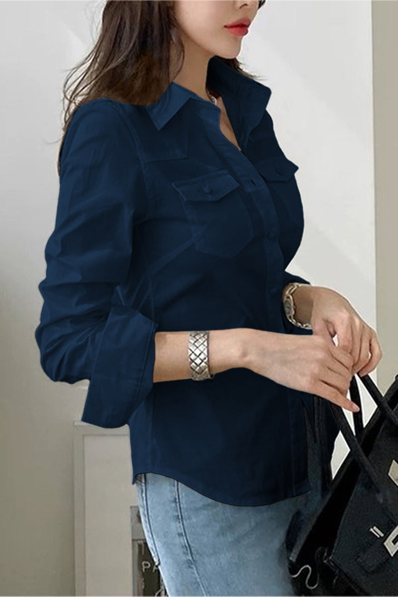 Classic Button-Up Sleeve Shirt