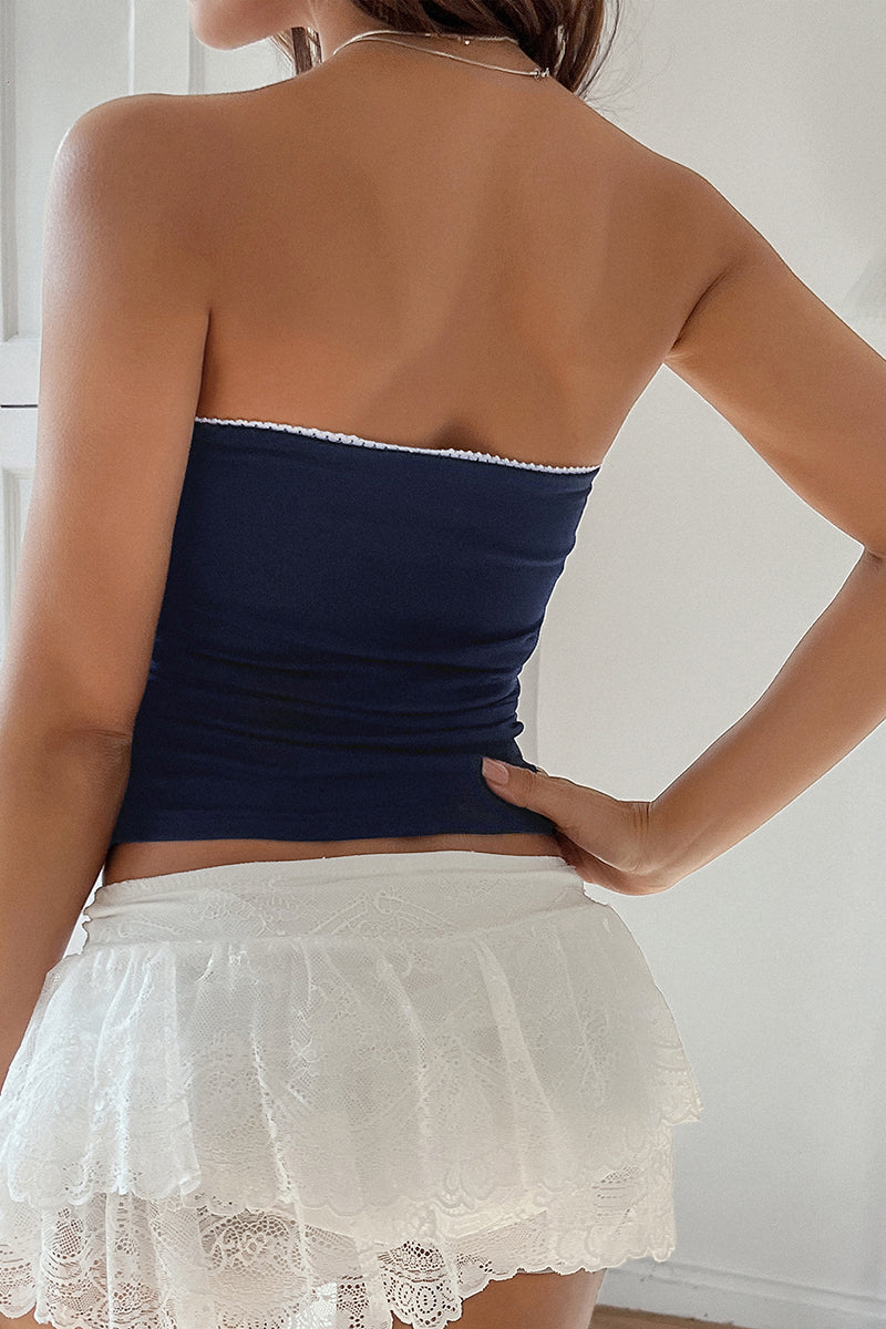 Elegant Bow Tube Top
