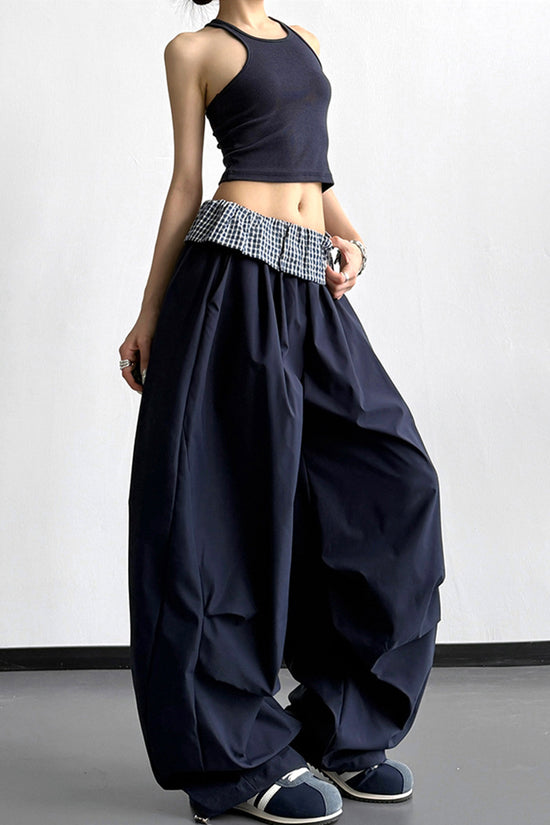 Wide-Leg Casual Pants