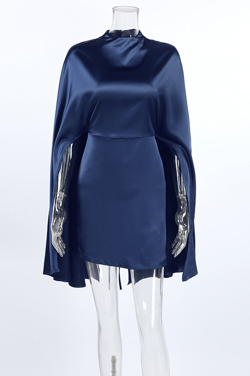 Elegant Cape Sleeve Bodycon Dress