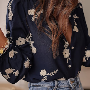 Floral Detail Blouse