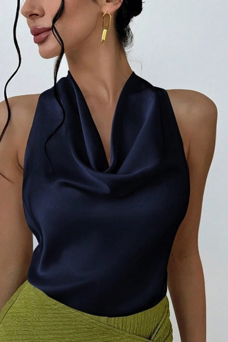 Sleek Halter Tank Top