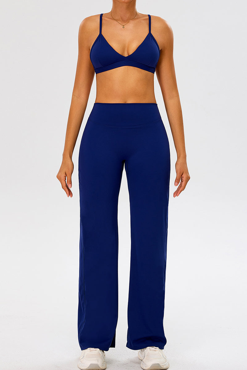 Sleek Sleeveless Activewear Set