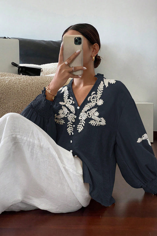 Boho Long Sleeve Blouse