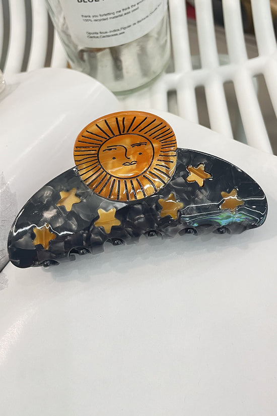 Sun and Stars Hair Clip