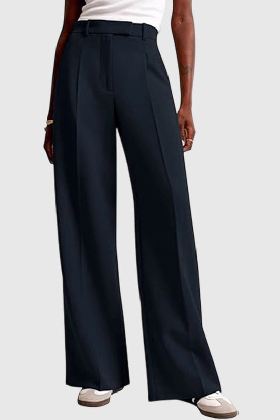 Wide-Leg Relaxed Fit Casual Pants