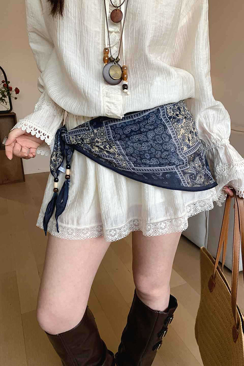 Paisley Wrap Belt
