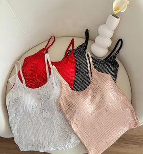 Sparkle Smocked Tank Top