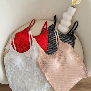 Sparkle Smocked Tank Top