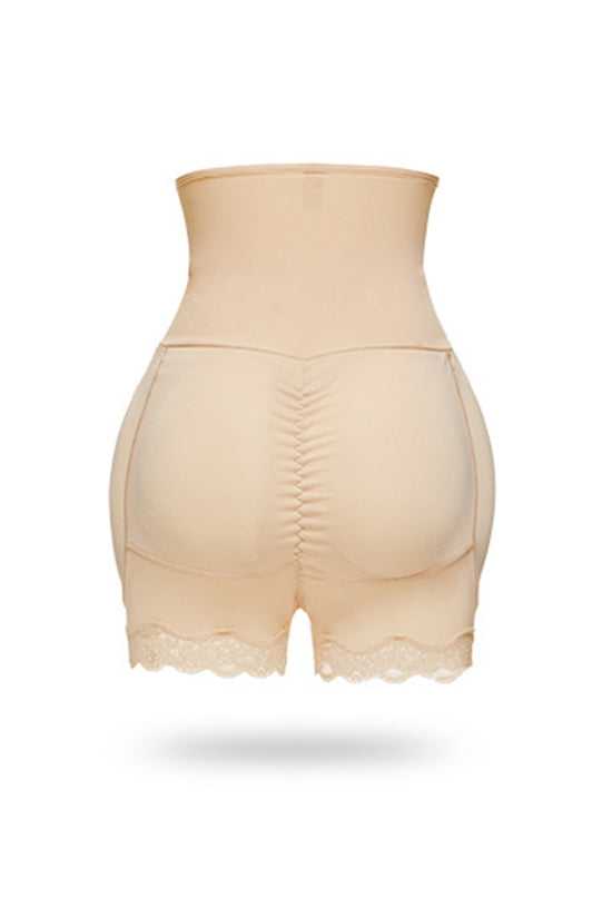 High-Waist Lace Shaping Shorts