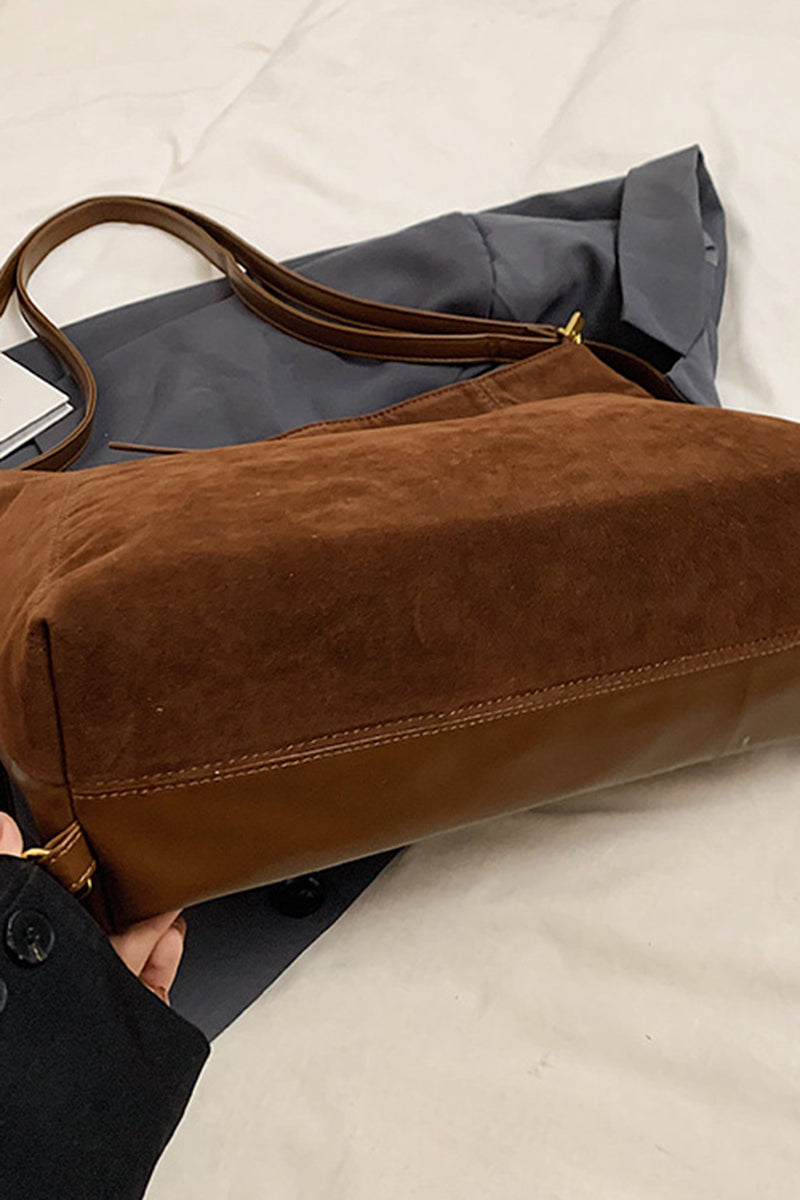 Triangular Leather Handbag